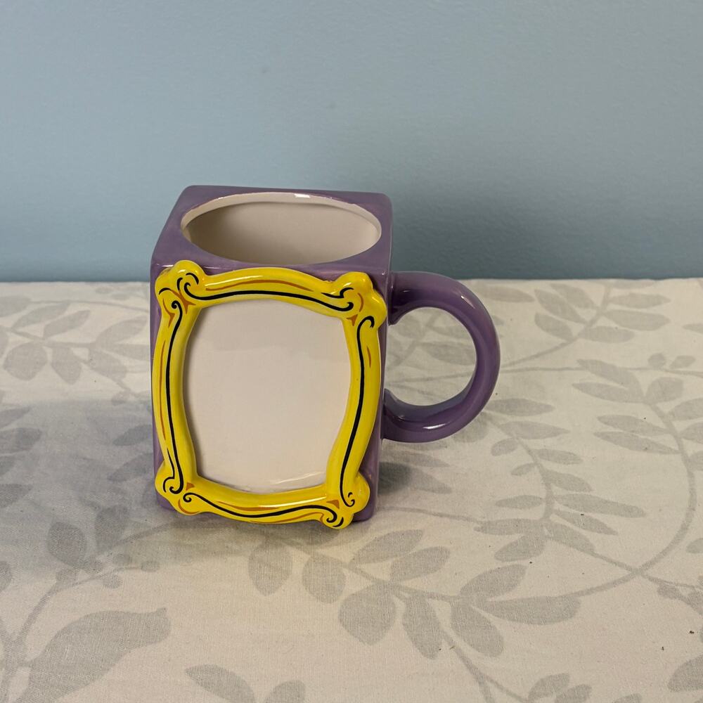 Friends TV Series Monica Apartment Door Frame Purple Ceramic Coffee Mug